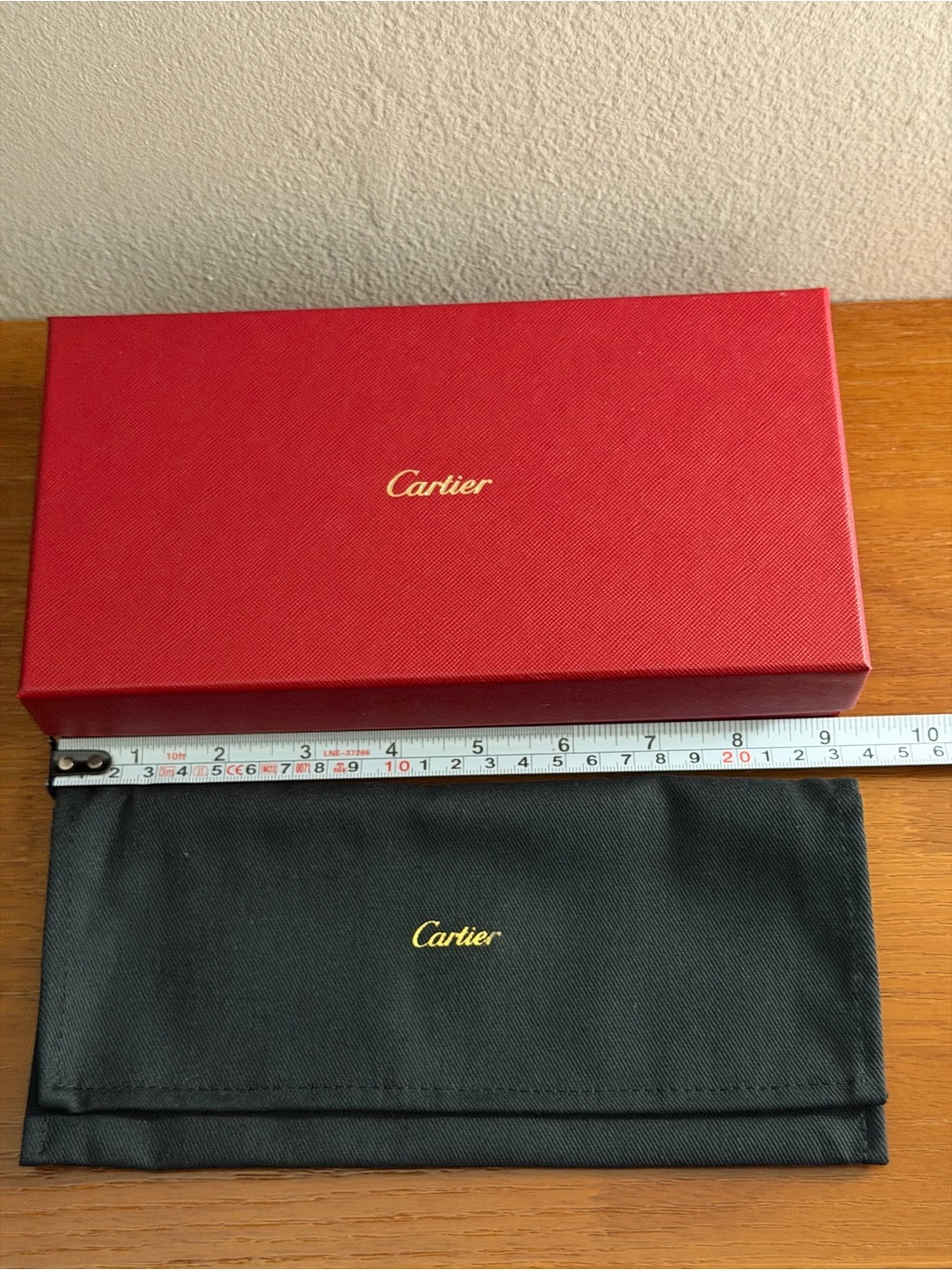 Cartier Red Box And Pouch - Picture 3 of 6